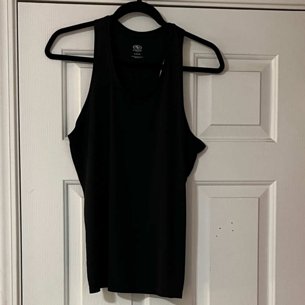 Athletic Works Classic Black Tank Top